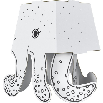 "Ośmiornica" kolorowanka-składanka 3D dla dzieci